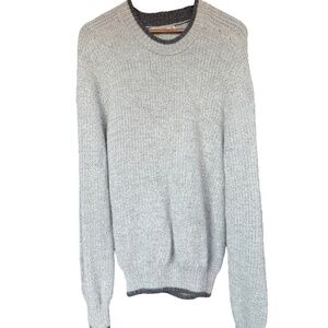 Peruvian Link 100% Alpaca Gray Crewneck Sweater Sz S